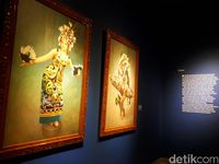 Total ada 48 lukisan yang dipajang di sini (Randy/detikTravel)