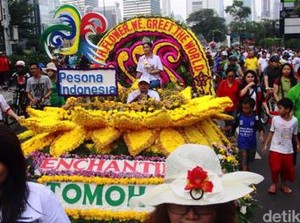 Tomohon International Flower Festival Tampil Lebih Spektakuler