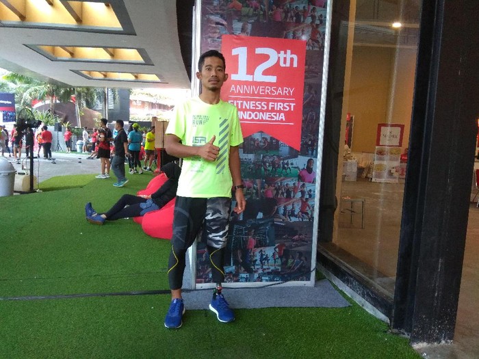 M Fadli yang tak pernah menyerah meski kaki kiri diamputasi (Foto: Aisyah Kamaliah) M Fadli yang tak pernah menyerah meski kaki kiri diamputasi (Foto: Aisyah Kamaliah)