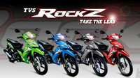Motor bebek kedua dari TVS adalah TVS RockZ. Motor bebek ini memakai mesin 125 cc. Dengan kapasitas mesin murni 124,5 cc, TVS RockZ dibanderol Rp 14.750.000. Dok. TVS.