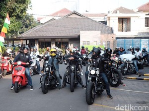 Artis dan Biker Harley Galang Dukungan untuk Tora Sudiro