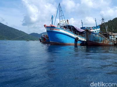 Foto: Terbaru, Penampakan Kapal Pencuri Ikan yang Ditangkap Susi