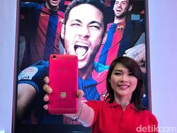 Ada Messi dan Suarez di Oppo F3 Berlapis Emas 18 Karat