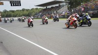 MotoGP Republik Ceko di Brno berlangsung Minggu (6//8/2017) kemarin. Ini merupakan seri balapan pertama di paruh kedua musim 2017. (Foto: Mirco Lazzari gp/Getty Images)