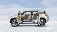 SUV listrik Nissan terbaru ini akan disapa Terra, atau sama seperti mobil konsep yang telah diperkenalkan pertama kali lima tahun lalu. Foto: Pool (Carscoops)