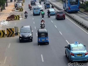 Ini Perbandingan Kebutuhan Ruang Jalan di DKI, dari Motor Sampai TransJ