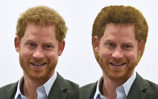 Pangeran Harry bertransformasi seperti pria jadul di era 80-an.