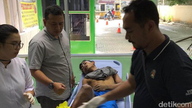 Pelaku sempat berusaha kabur saat akan ditangkap, polisi memberikan tindakan tegas