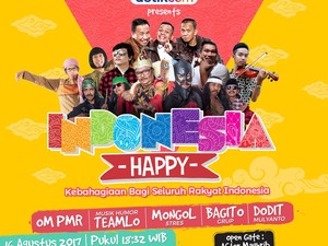 Malam Ini, Ayo Seru-seruan Bareng di Indonesia Happy