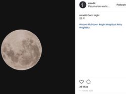 Keindahan Gerhana Bulan Parsial Hiasi Instagram