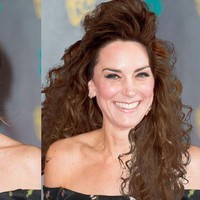 Dengan rambut mengembang, keriting dan di sasak tinggi, penampilan Kate Middleton jadi terlihat tua.