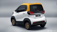 Mobil hanya akan memiliki 2 kursi saja, dengan ukuran jarak sumbu roda mencapai 1,6 meter. Lebih pendek dari mobil smart fortwo. Foto: CNN