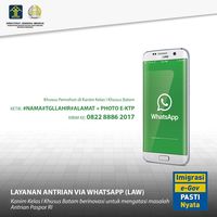 Pesan Antrean Pelayanan Paspor Kini Bisa Via WhatsApp Pesan Antrean Pelayanan Paspor Kini Bisa Via WhatsApp