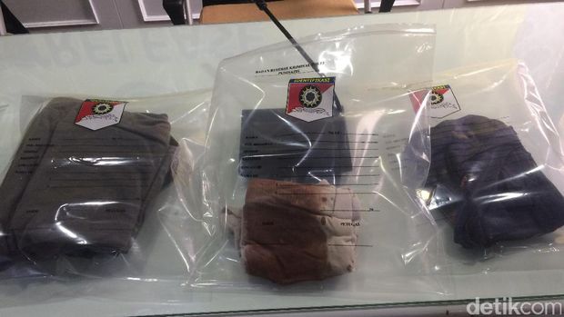 Barang bukti yang diamankan polisi 