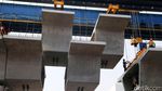 Foto: Pemasangan Box Girder LRT Velodrome-Kelapa Gading