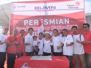 Menteri BUMN Resmikan BTS di Pulau Terpencil