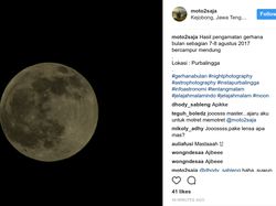 Keindahan Gerhana Bulan Parsial Hiasi Instagram