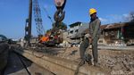 Pasca Digusur, Pinggir Sungai Bukit Duri Langsung Dibeton