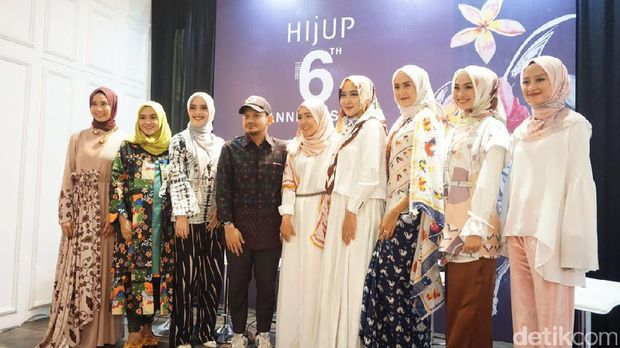 Para hijabers cantik dan inspiratif Indonesia di ulang tahun HijUp. 