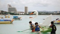 Guam saat dikunjungi wisatawan (Foto: ABC)
