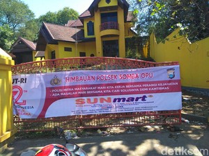 Dibersihkan, Ini Penampakan Rumah Kuning Berhantu di Gowa