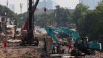 Pasca Digusur, Pinggir Sungai Bukit Duri Langsung Dibeton