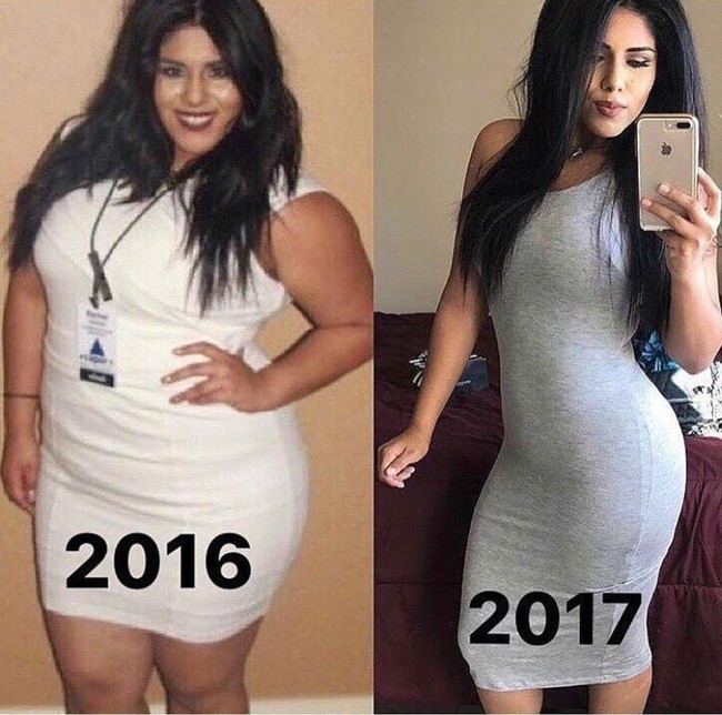 Wow tubuh wanita ini jadi seksi setelah berat badannya turun secara signifikan. Mengenakan rok mini pun kini ia menjadi percaya diri. Foto: Instagram