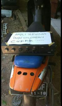 Foto 'Ampli Servisan, Bukan Curian' Ramai di Facebook