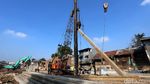 Pasca Digusur, Pinggir Sungai Bukit Duri Langsung Dibeton