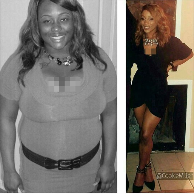 Empat tahun menjalani hidup sehat membuat wanita ini berhasil menurunkan bobot tubuhnya. Kini beratnya 68 kg setelah sempat menjadi wanita yang sangat gemuk. Foto: Instagram