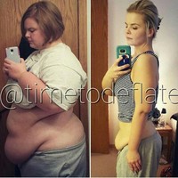 Dari 110 kg kini menjadi 65 kg. Salut untuk kerja keras olahraga dan dietnya. Foto: Instagram