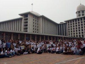 Saat Siswa Lintas Agama Mengenal Islam di Masjid Istiqlal