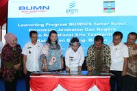PGN Bangun Jembatan dan BUMDes di Serang Rp 3,4 Miliar