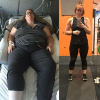 Rutin olahraga 4 hingga lima kali seminggu, wanita ini berhasil turunkan berat badannya hingga hampir 80 kg. Setiap keringat keringat dan tangisan saat olahraga sangat layak karena kamu mendapatkan hidupmu kembali, begitu tulisnya di Instagram. Foto: Instagram