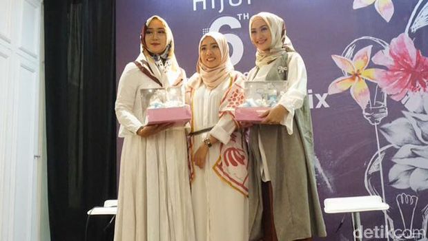 Para hijabers cantik dan inspiratif Indonesia di ulang tahun HijUp. 
