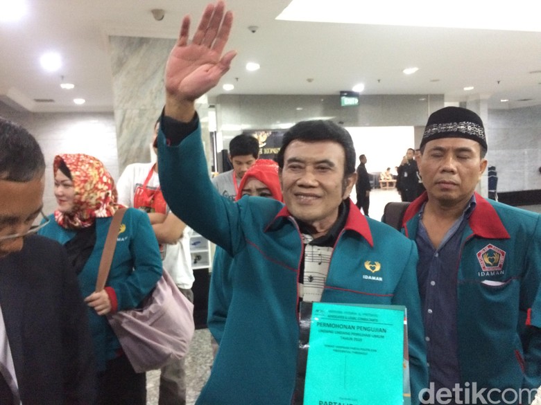 Rhoma Irama Tegaskan Partai Idaman Siap Diverifikasi KPU Rhoma Irama Tegaskan Partai Idaman Siap Diverifikasi KPU