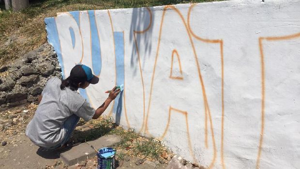 Kawasan Putat Jaya kini lebih indah dan tertata