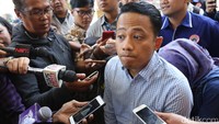 Ini adalah suasana kala Acho di Kejari Jakpus. Foto: Hanif Hawari
