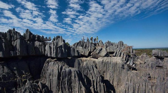 Taman Nasional Tsingy de Bemaraha di MadagaskarFoto: (Dave Stamboulis/BBC)