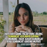 Meme gajian ini mungkin pernah dirasakan pria-pria yang punya pacar matre. Foto: Instagram