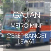 Kecepatan uang gajian disamakan dengan lewatnya metro mini. Anda setuju? Foto: Instagram