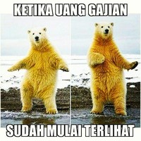 Meme gajian ini pasti Anda rasakan setiap bulannya. Foto: Instagram