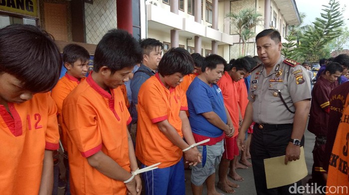 Selama Agustus, Polresta Palembang Tangkap 37 Bandit Jalanan