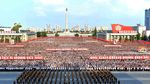Foto : Ribuan Rakyat Korut Turun ke Jalan Dukung Sikap Pyongyang