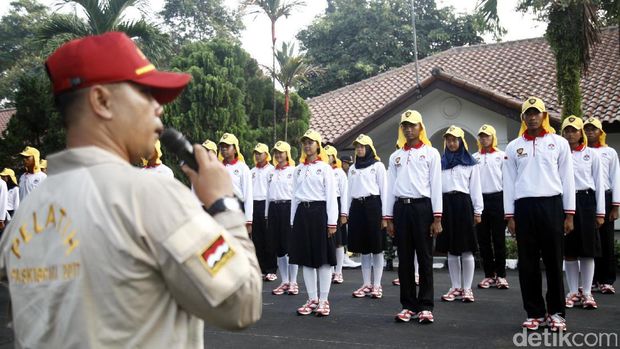 Siap Tampil di Upacara HUT RI ke-72, Begini Latihan Paskibraka