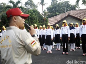Ini Materi yang Diberikan Pelatih untuk Paskibra HUT RI ke-72