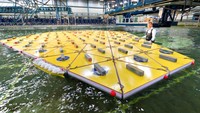 Pulau ini diciptakan oleh insinyur yang tergabung di Maritime Research Institute Netherlands (MARIN). Istimewa/inhabitat.com