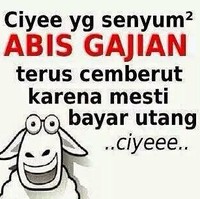  Hari gajian memang sering dihiasi dengan beragam emosi. Foto: Instagram