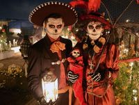  Masyarakat dan face art dalam Dia de Muertos (Reuters)
