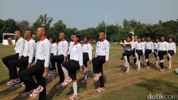 Menengok latihan Paskibraka di Cibubur, Jakarta Timur